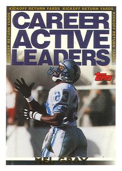 Mel Gray Detroit Lions 1994 Topps NFL Career Activity Leaders #474